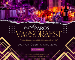 (házas)Páros vacsoraest