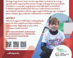 „Millió lépés az iskoládért”