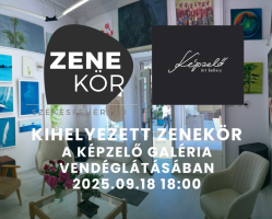 kihelyezett zenekör a Képzelő Galériában