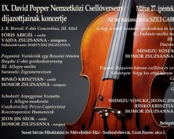 IX. David Popper Nemzetközi Cselló-verseny díjazottjainak koncertje