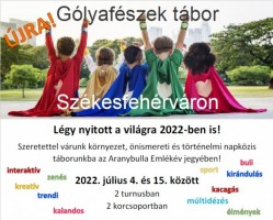 Gólyafészek nyári gyerektábor 2022. - 2. turnus