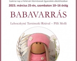 Babavarrás  a Fehérvári Kézművesek Egyesülete szervezésében