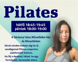 Pilates a Gárdonyiban