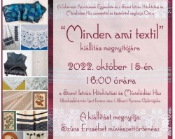 „Minden, ami textil” – kiállítás megnyitó
