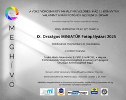 IX. Országos Miniatűr Fotópályázat