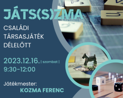 Játs(s)zma - családi társasjáték délelőtt
