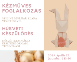 Kézműves foglalkozás
