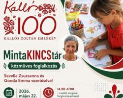 MintaKINCStár kézműves foglalkozás – május 22. 14 óra