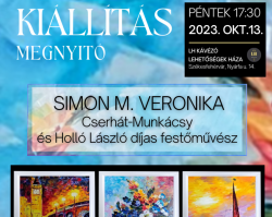 Adj esélyt a kultúrának! - Simon M. Veronika kiállítása az LH Kávézóban
