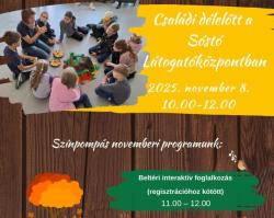 Családi délelőtt a Sóstó Látogatóközpontban