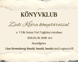 Könyvklub a Széna Téri Tagkönyvtárban