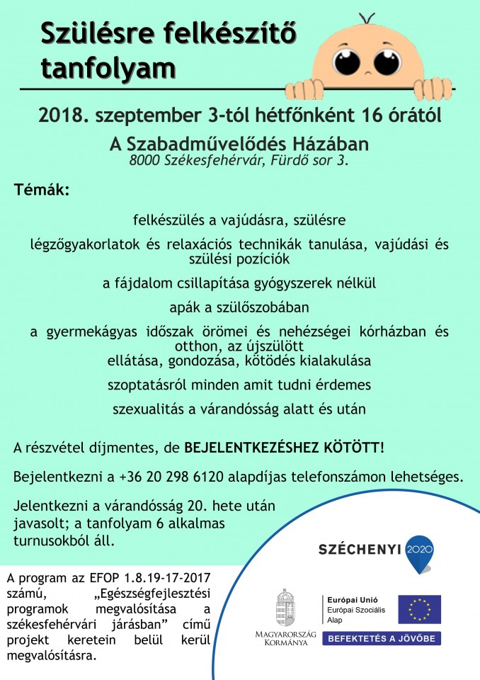 Tanfolyamok Székesfehérvár 2017
