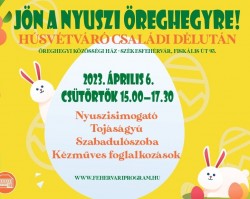 Jön a nyuszi Öreghegyre!