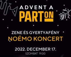 Advent a PARTon: Noémo koncert – Zene és gyertyafény