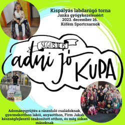 Adni Jó Kupa Baráti Kör Alapítvány Karácsonyi Jótékonysági Adománygyűjtés