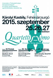 Quartettissimo VI. Európai Vonósnégyes Fesztivál