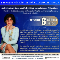 Az Örökkévaló és az adatfelhő: Zsidó gondolatok az AI korában