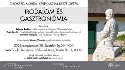 Irodalom és gasztronómia - kerekasztal-beszélgetés