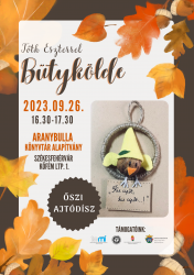 Bütykölde: őszi ajtódísz
