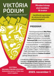 VIKTÓRIA Pódium - keddcsináló kulturmix