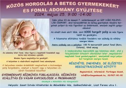 Jótékonysági esemény - Gyermek napi közös horgolás
