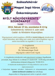 Nyílt nőgyógyászati szűrőnap