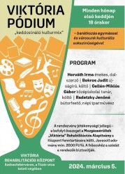 VIKTÓRIA Pódium - keddcsináló kulturmix