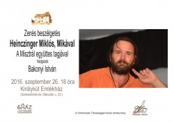 Zenés beszélgetés Heinczinger Miklóssal