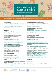 ÁLLANDÓ ÉS VÁLTOZÓ BABAKULTÚRA