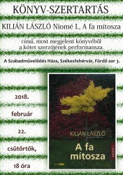 Könyv-szertartás: Kilián László Niomé I,. A fa mítosza