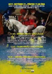 Báb- és cirkusz előadás az Aba-Novák Vilmos kiállítás keretében