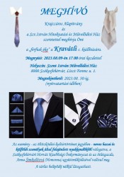 A férfiak éke, a kravátli  - kiállításmegnyitó