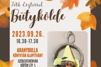 Bütykölde: őszi ajtódísz